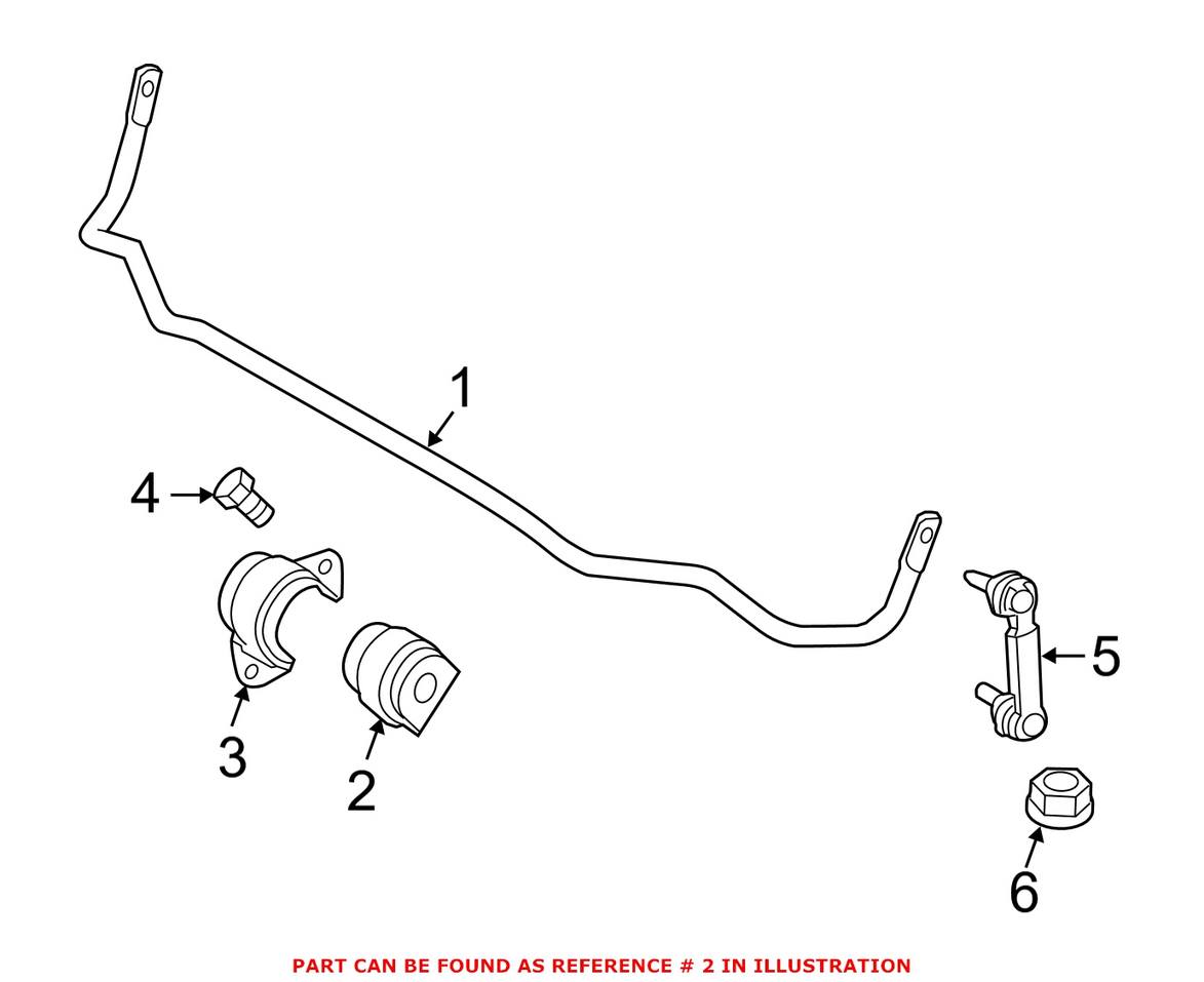 BMW Sway Bar Bushing - Rear (13mm) 33556788861